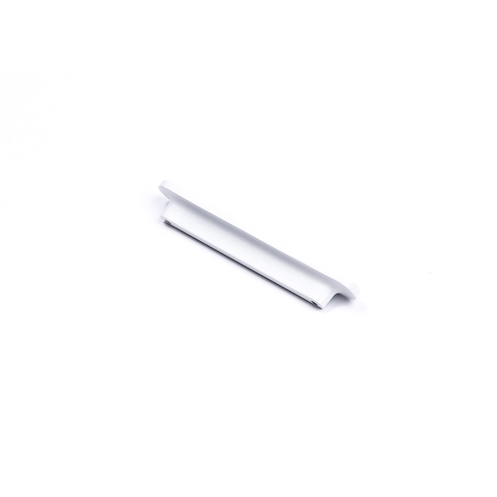 White Oval Profile Cabinet Pull - Imogen - Manovella