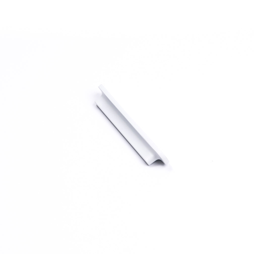 White Oval Profile Cabinet Pull - Imogen - Manovella