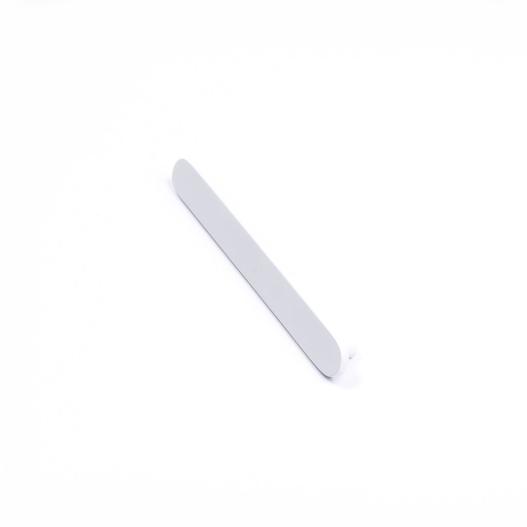White Oval Profile Cabinet Pull - Imogen - Manovella