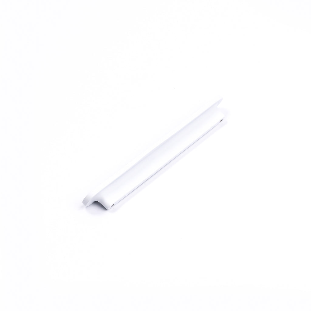 White Oval Profile Cabinet Pull - Imogen - Manovella