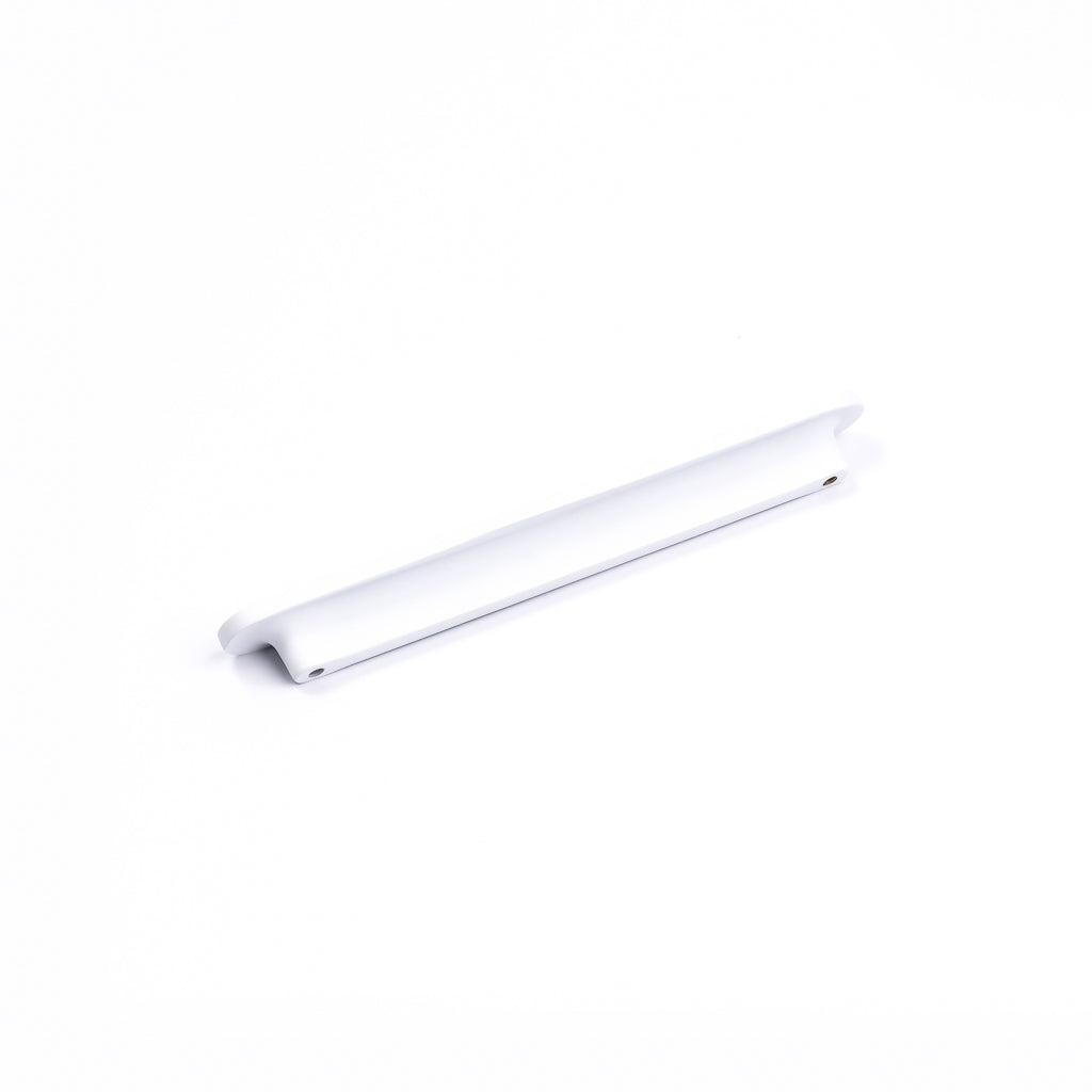 White Oval Profile Cabinet Pull - Imogen - Manovella