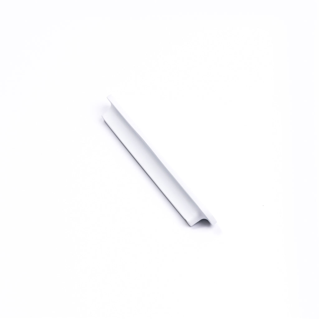 White Oval Profile Cabinet Pull - Imogen - Manovella