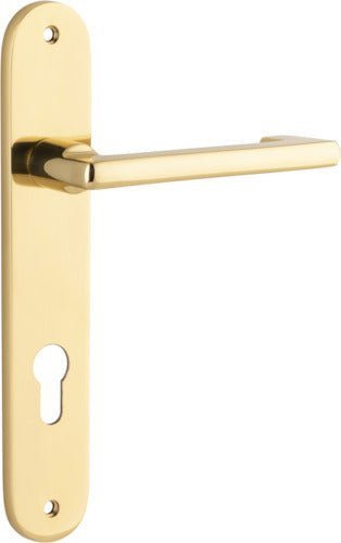 Baltimore Return Lever - Oval Backplate DDA - Entry - Point - 10352E85 - Iver