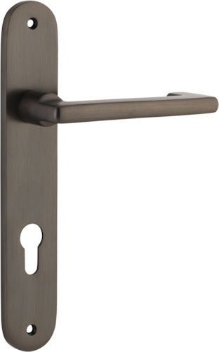 Baltimore Return Lever - Oval Backplate DDA - Entry - Point - 10852E85 - Iver
