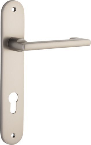 Baltimore Return Lever - Oval Backplate DDA - Entry - Point - 14852E85 - Iver
