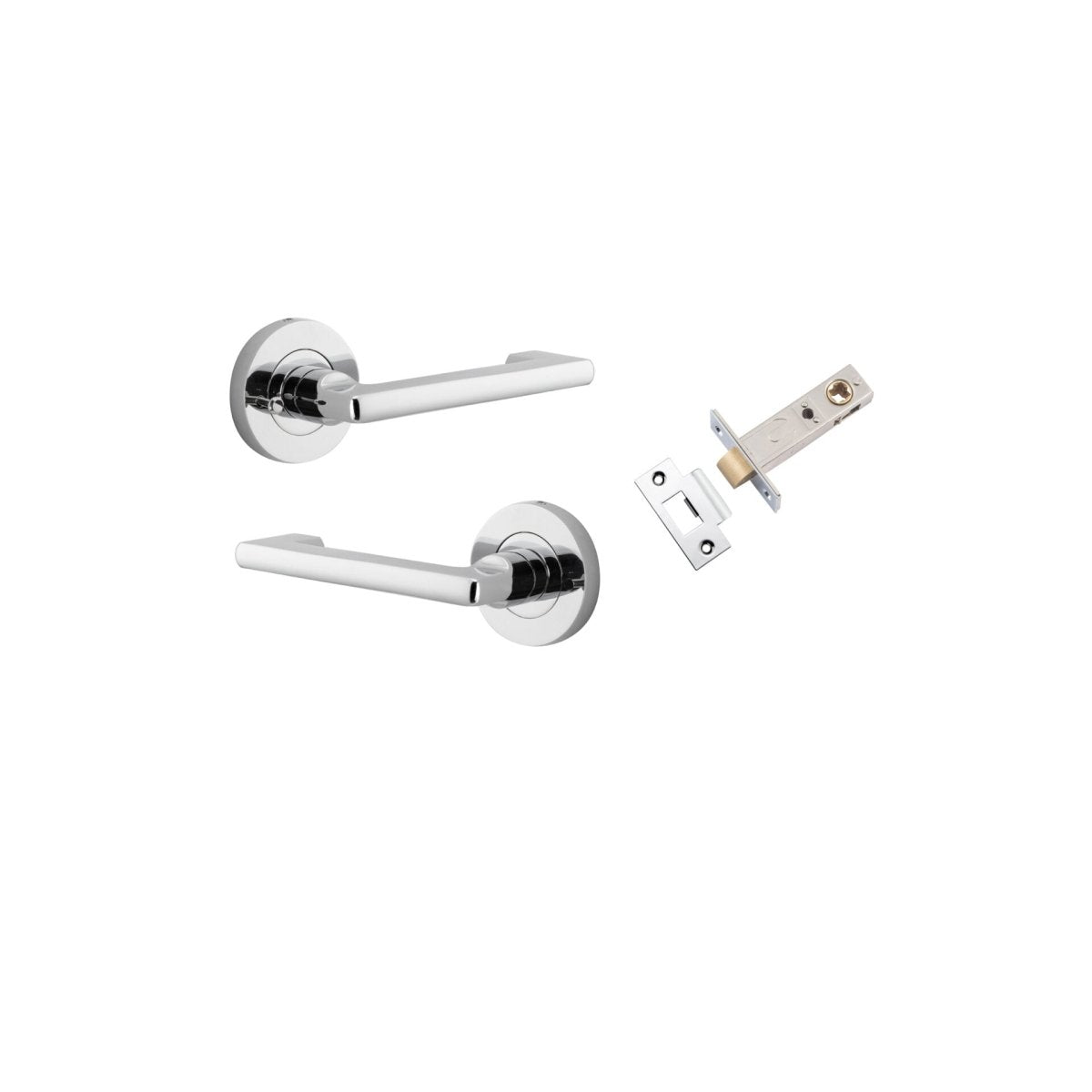 Baltimore Return Lever - Round Rose DDA - Entry - Point - 20784KIBPRIV60 - Iver