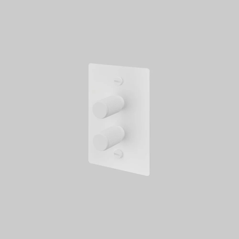2G DIMMER / 2-WAY / 100W / VERTICAL / CROSS - Buster + Punch