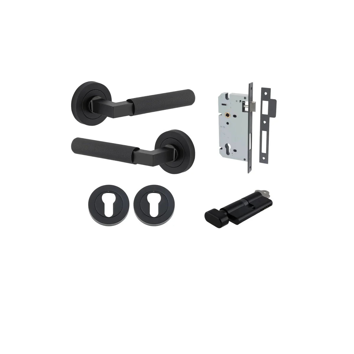 Brunswick Lever - Round Rose - Entry - Point - 0353KENTR60KT - Iver