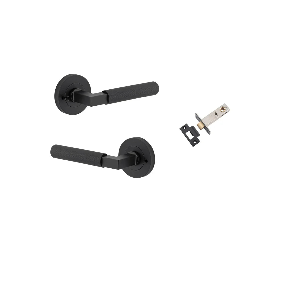 Brunswick Lever - Round Rose - Entry - Point - 0353KIBPRIV60 - Iver
