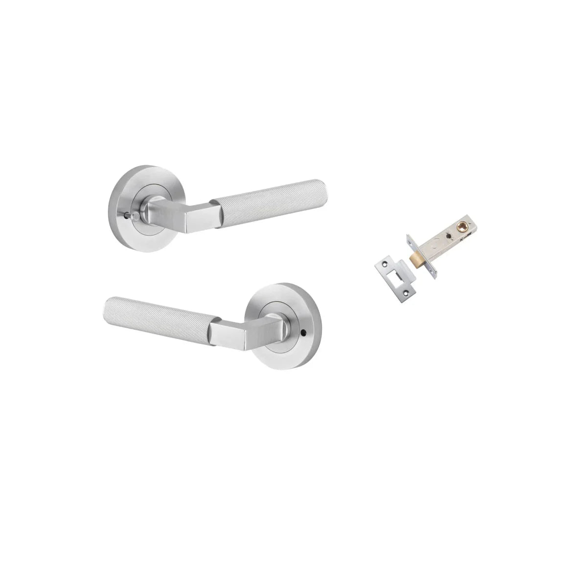 Brunswick Lever - Round Rose - Entry - Point - 0355KIBPRIV60 - Iver