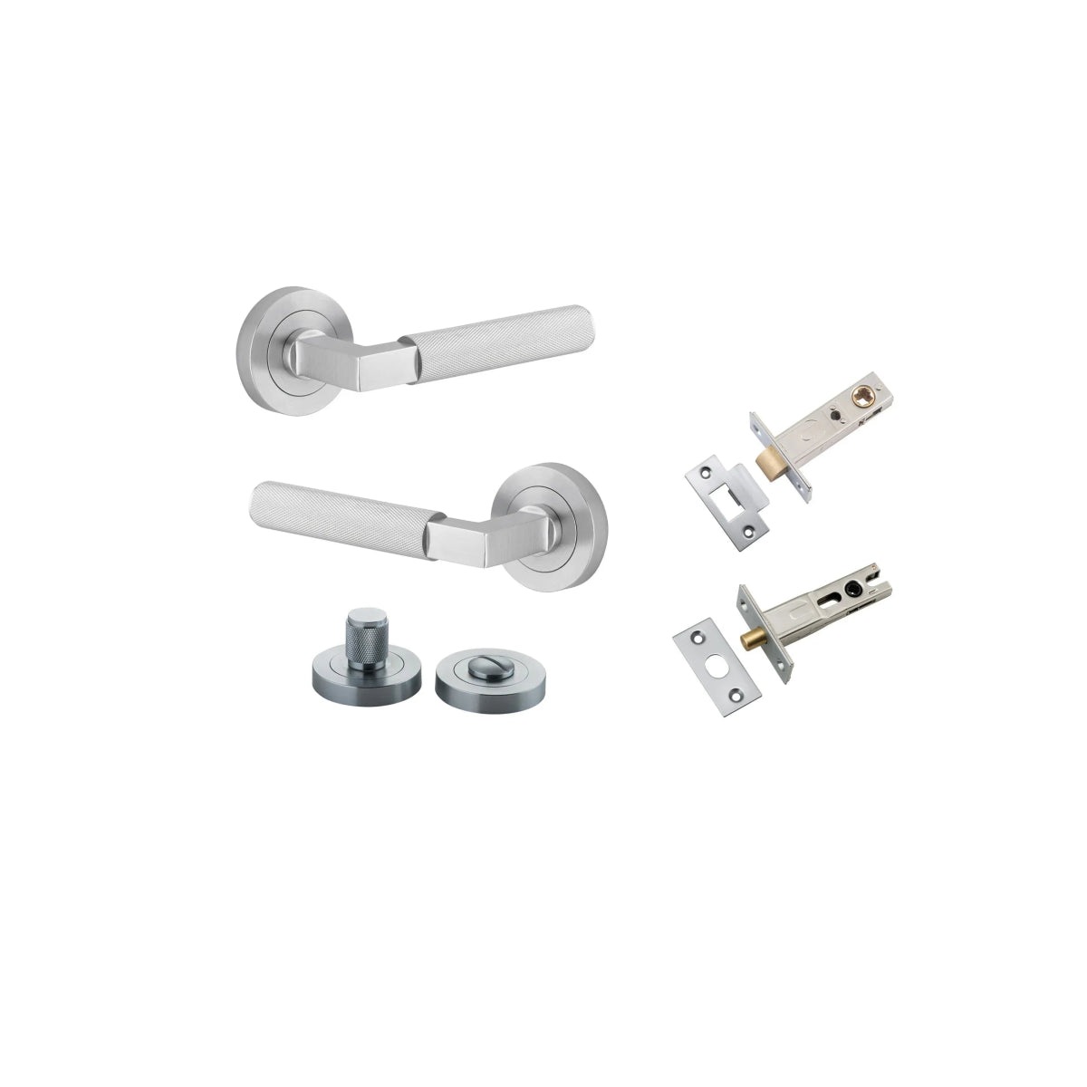 Brunswick Lever - Round Rose - Entry - Point - 0355KPRIV60 - Iver