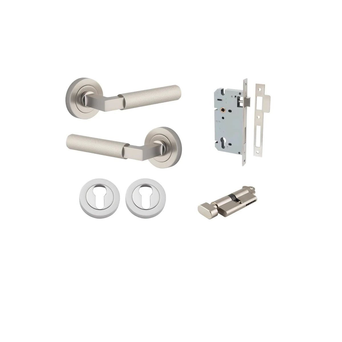 Brunswick Lever - Round Rose - Entry - Point - 0359KENTR60KT - Iver