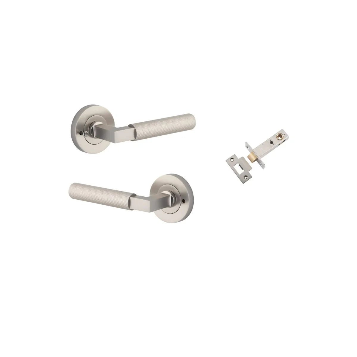 Brunswick Lever - Round Rose - Entry - Point - 0359KIBPRIV60 - Iver