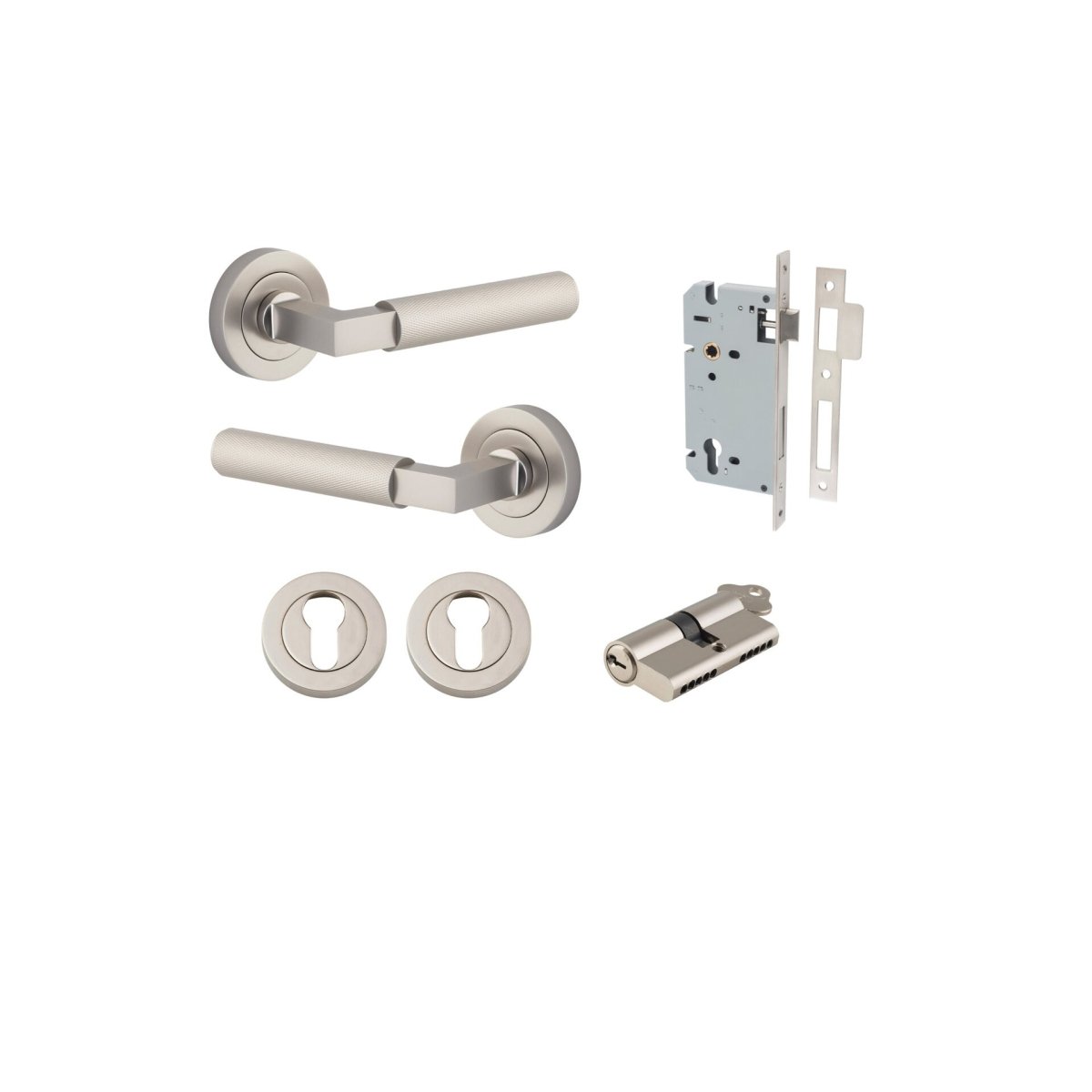 Brunswick Lever - Round Rose - Entry - Point - 16261 - Iver