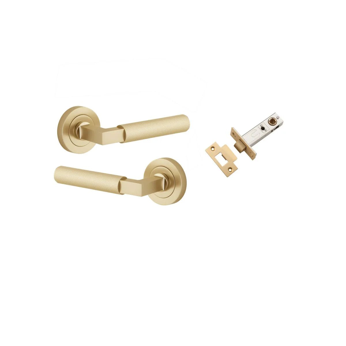Brunswick Lever - Round Rose - Entry - Point - 16261KPASS60 - Iver