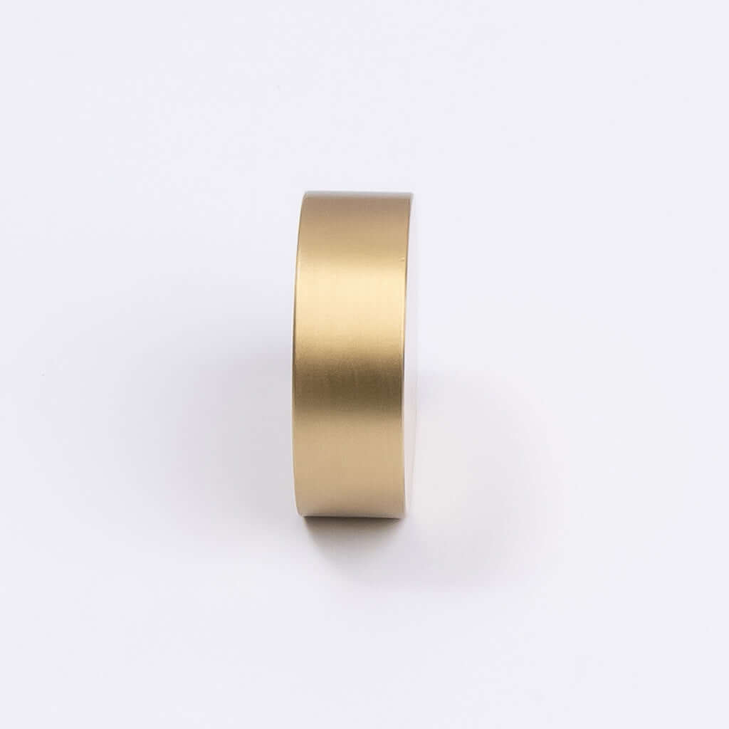 Brushed Brass Disc Cabinet Knob - Katherina - Manovella - Entry - Point - CABKAT32BB - Manovella