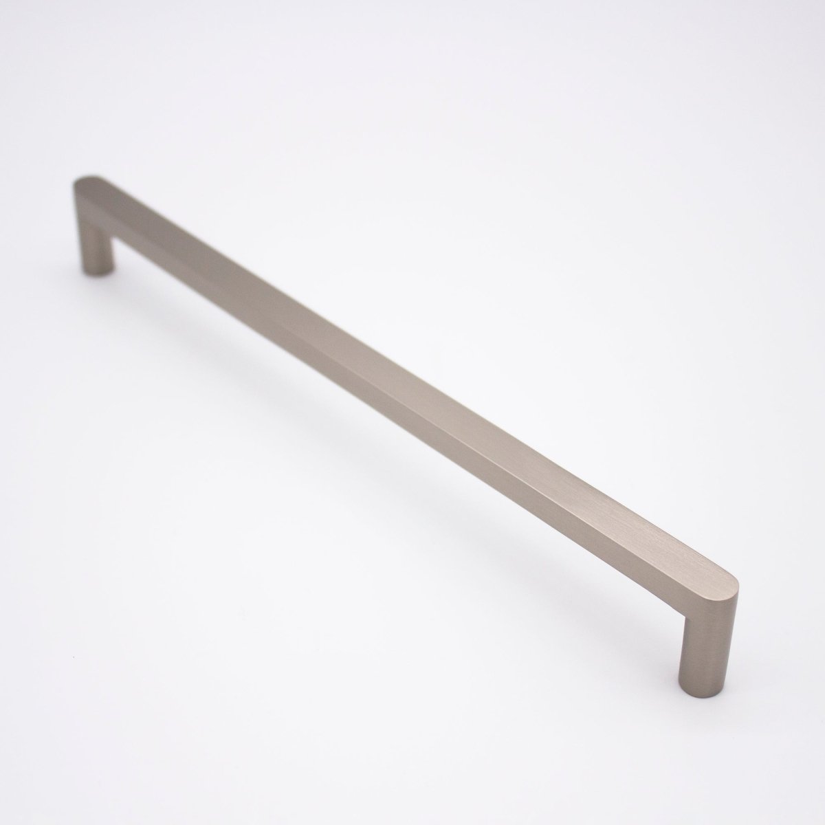 Brushed Nickel Straight Profile Cabinet Pull - Clio - Manovella - Entry - Point - CABCLI235BN - Manovella