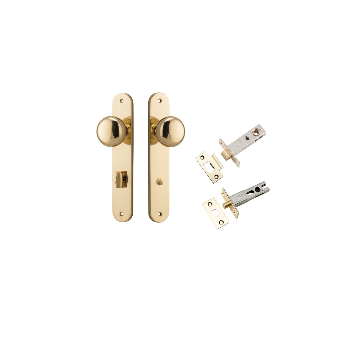 Cambridge Knob - Oval Backplate - Entry - Point - 10334KPRIV60 - Iver