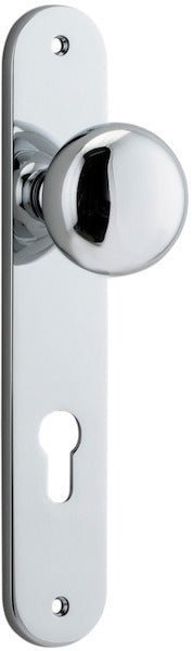 Cambridge Knob - Oval Backplate - Entry - Point - 11834E85 - Iver