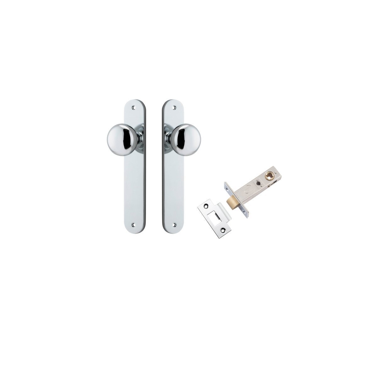 Cambridge Knob - Oval Backplate - Entry - Point - 11834KPASS60 - Iver