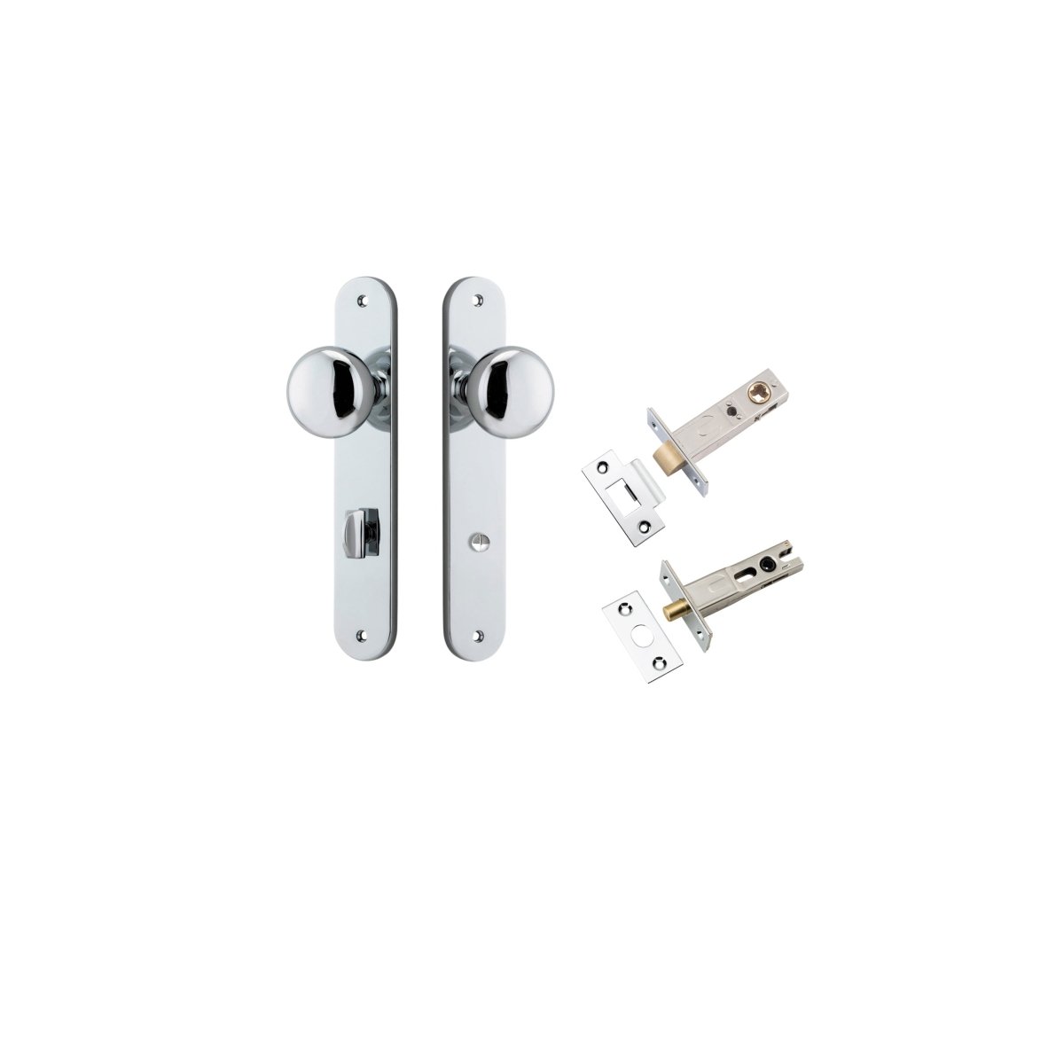 Cambridge Knob - Oval Backplate - Entry - Point - 11834KPRIV60 - Iver