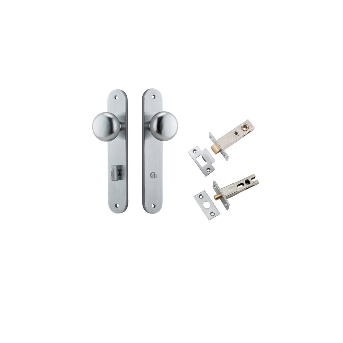 Cambridge Knob - Oval Backplate - Entry - Point - 12334KPRIV60 - Iver