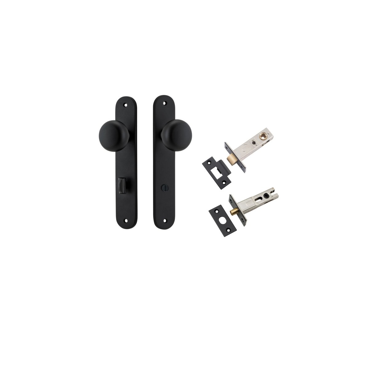 Cambridge Knob - Oval Backplate - Entry - Point - 12834KPRIV60 - Iver