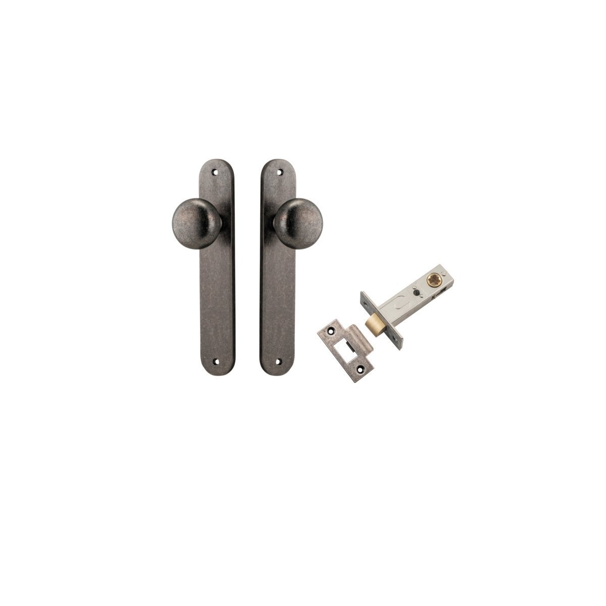 Cambridge Knob - Oval Backplate - Entry - Point - 13834KPASS60 - Iver