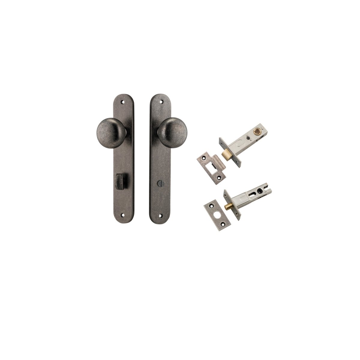 Cambridge Knob - Oval Backplate - Entry - Point - 13834KPRIV60 - Iver
