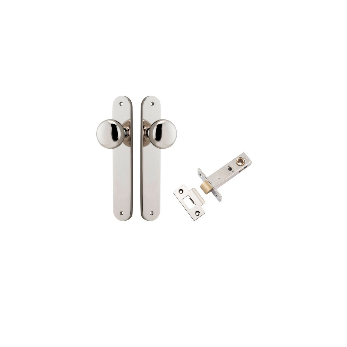 Cambridge Knob - Oval Backplate - Entry - Point - 14334KPASS60 - Iver