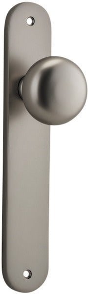 Cambridge Knob - Oval Backplate - Entry - Point - 14834 - Iver