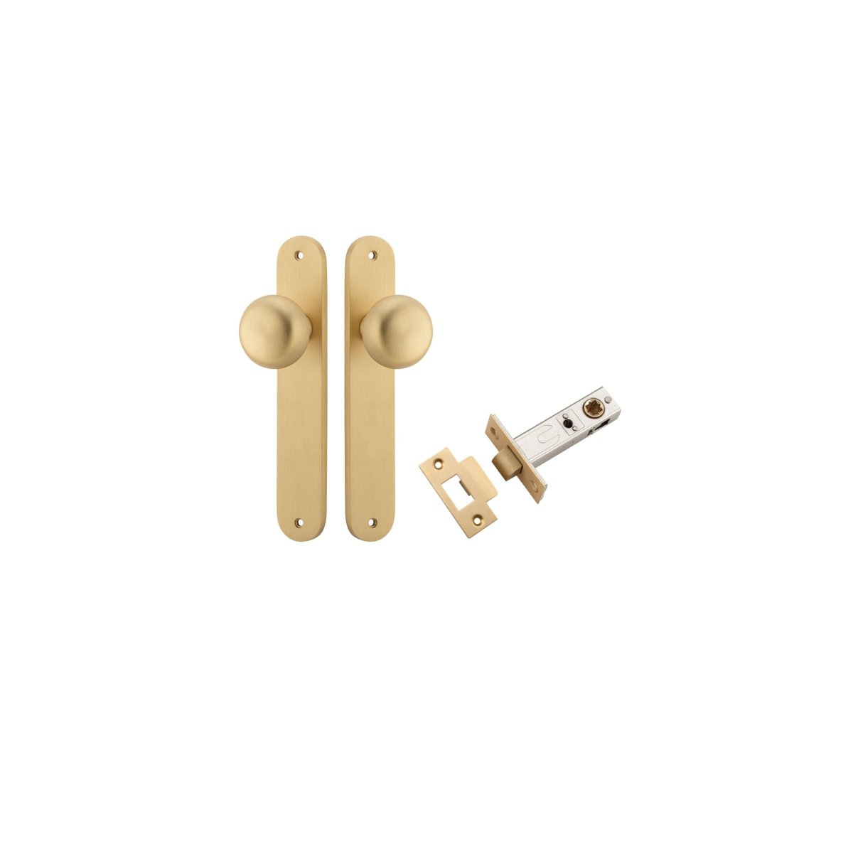 Cambridge Knob - Oval Backplate - Entry - Point - 15334KPASS60 - Iver