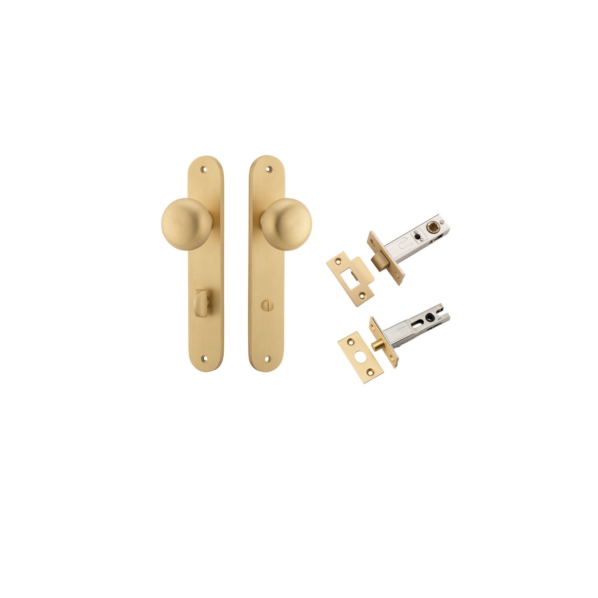Cambridge Knob - Oval Backplate - Entry - Point - 15334KPRIV60 - Iver