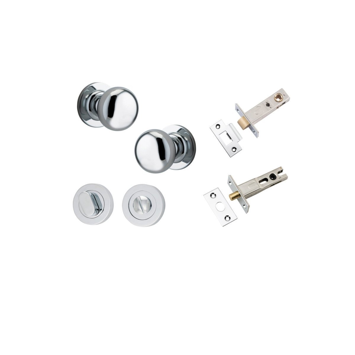 Cambridge Knob - Round Rose - Entry - Point - 0204KPRIV60 - Iver
