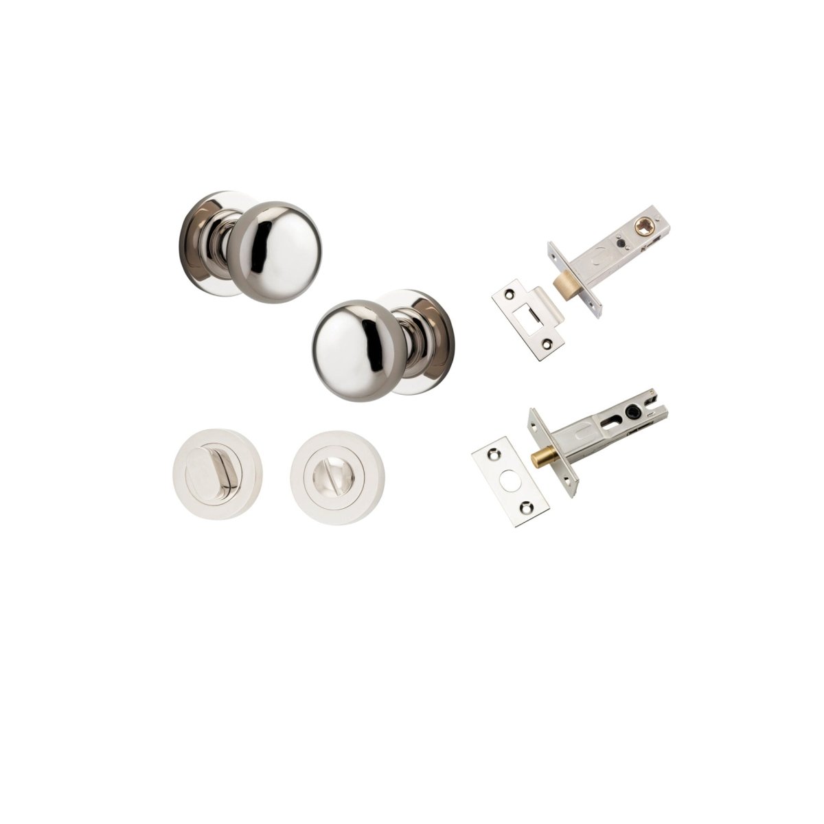Cambridge Knob - Round Rose - Entry - Point - 0208KPRIV60 - Iver