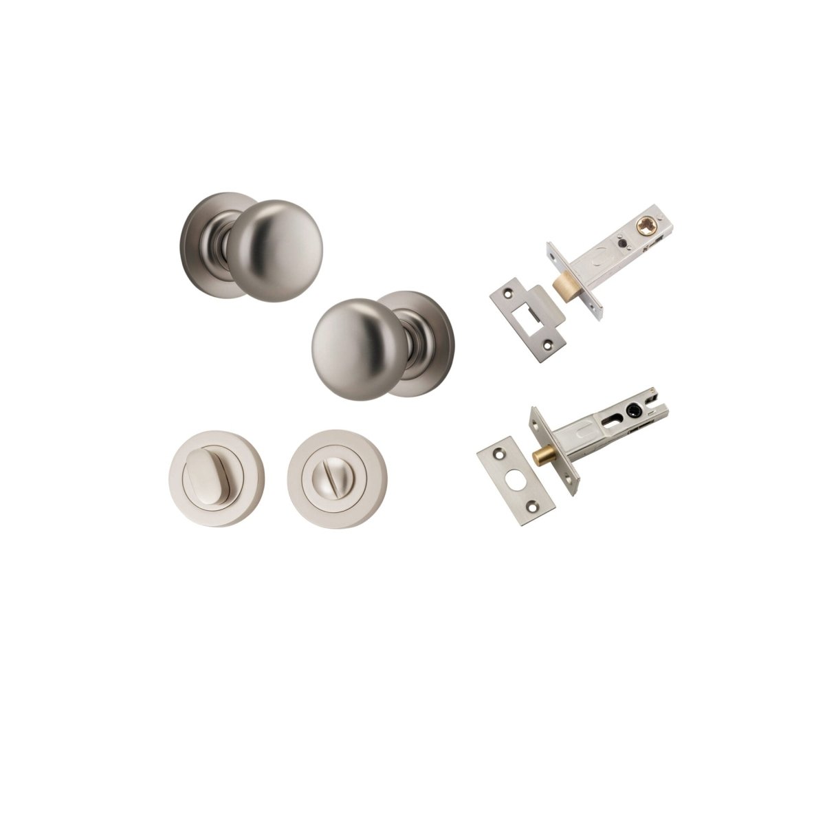 Cambridge Knob - Round Rose - Entry - Point - 0209KPRIV60 - Iver