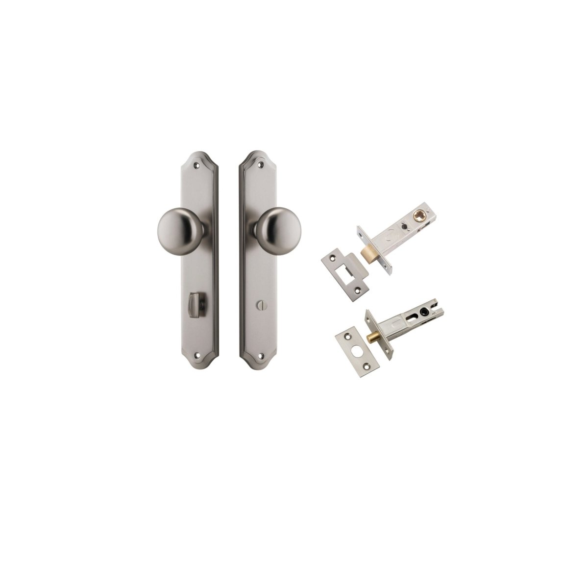 Cambridge Knob - Shouldered Backplate - Entry - Point - 14828KPRIV60 - Iver