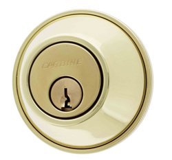Carbine ALB Commercial Deadbolt Key/Turn - Polished Brass - Entry - Point - ALB4110A - Carbine