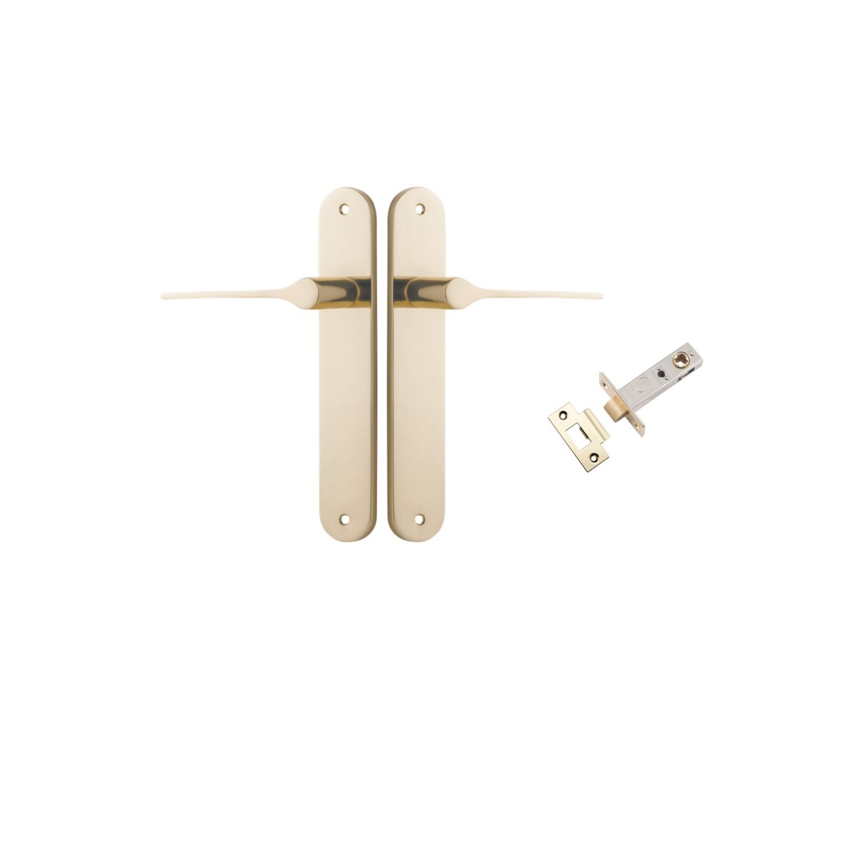 Como Lever - Oval Backplate - Entry - Point - 10270KPASS60 - Iver