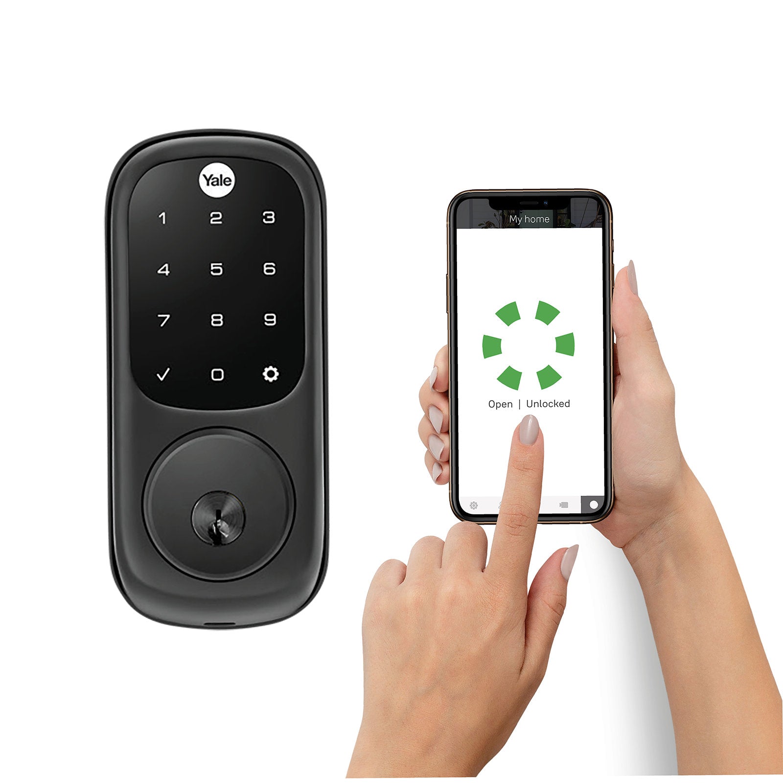 Yale Assure Keyed Electronic Deadbolt - Black