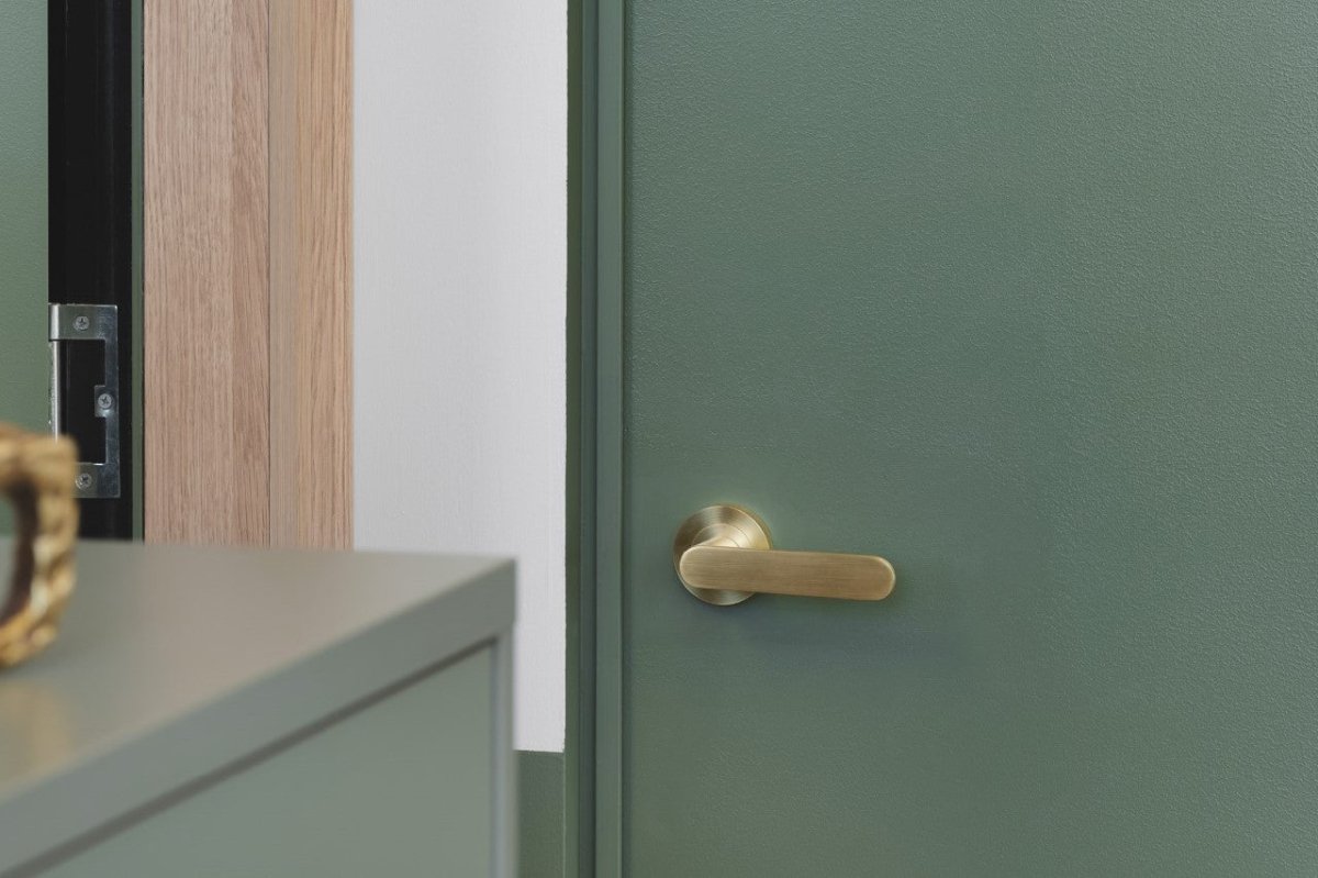 Duke Handle By Zanda - Satin Brass - Entry - Point - 10091.SB - Zanda