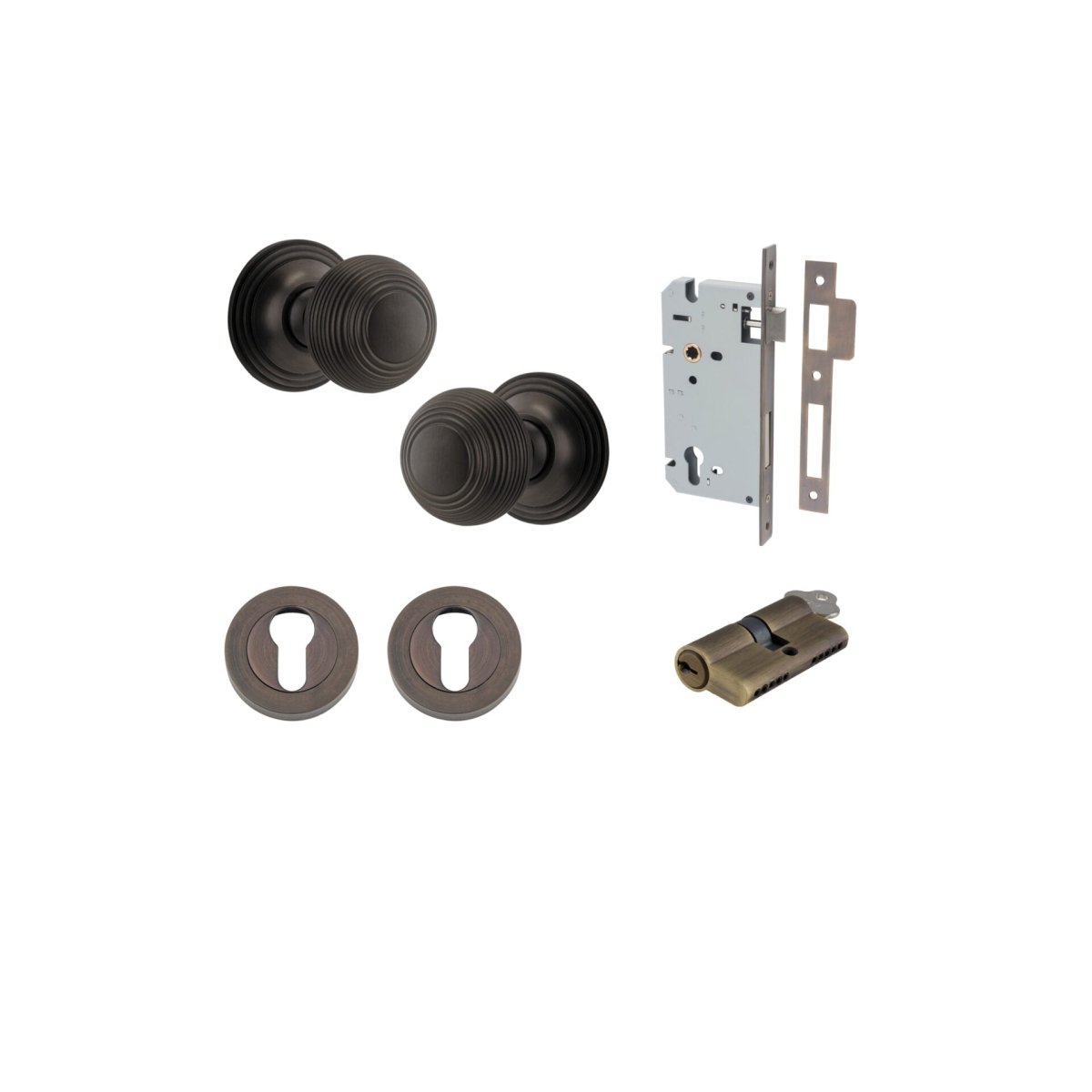 Guildford Knob - Round Rose - Entry - Point - 0221KENTR60KK - Iver