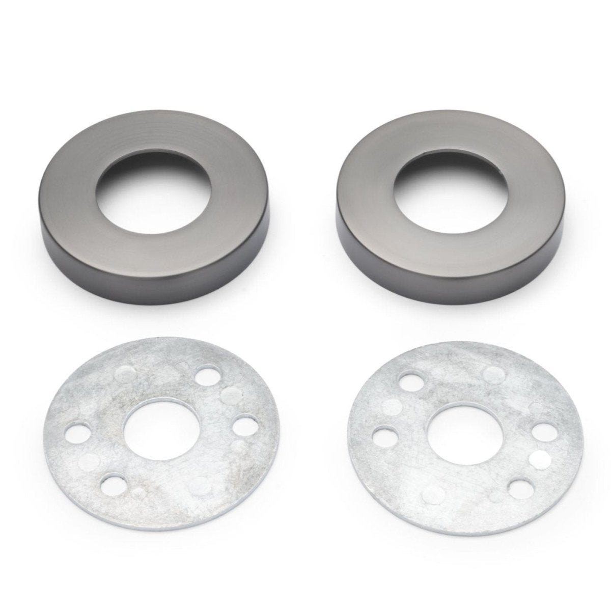 Gunmetal Large Rose Adaptor Kit - 65mm Diameter - Entry - Point - LRAK1GM - Manovella