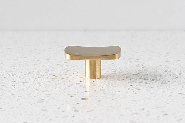 Harriet Brass Cabinetry Knob - Little Swagger - Entry - Point - Harriet - SB - Little Swagger