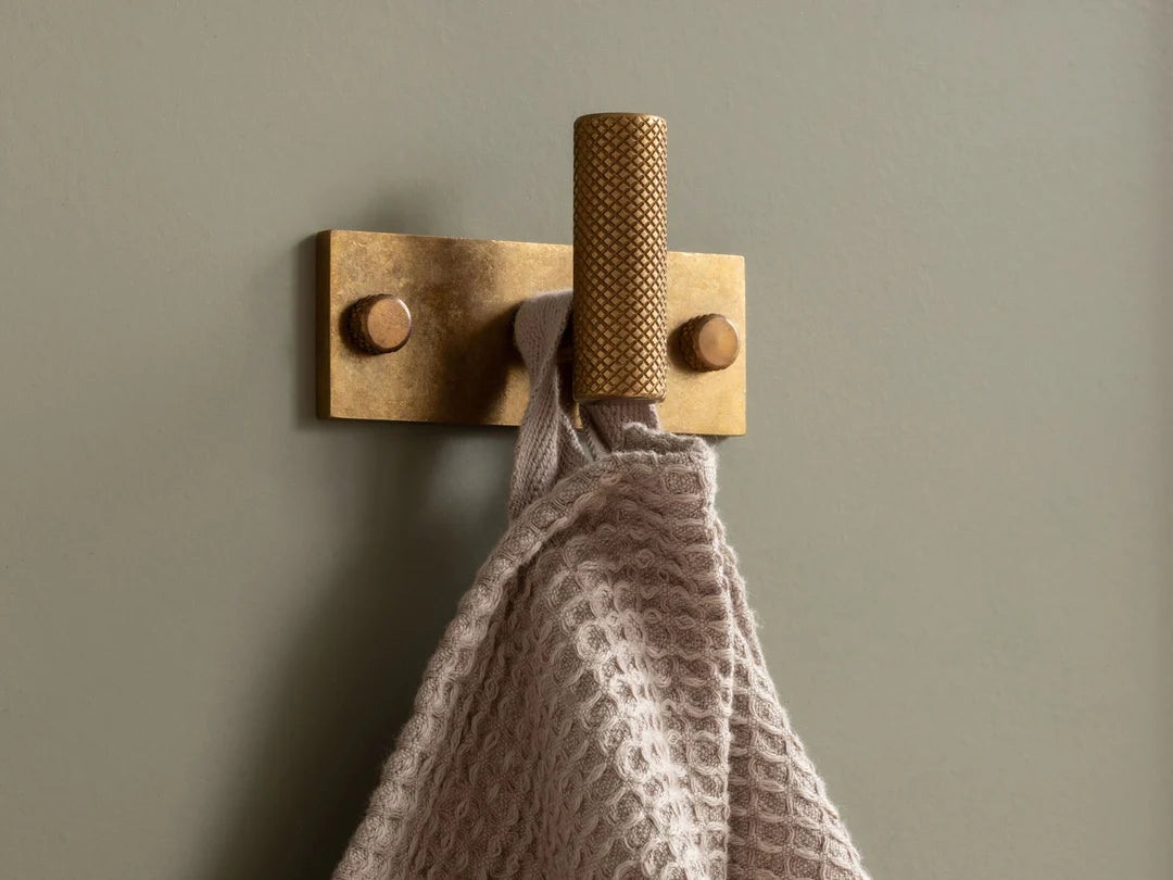 MIX Diamond Knurled Single Horizontal Wall Hook By Armac Maretin