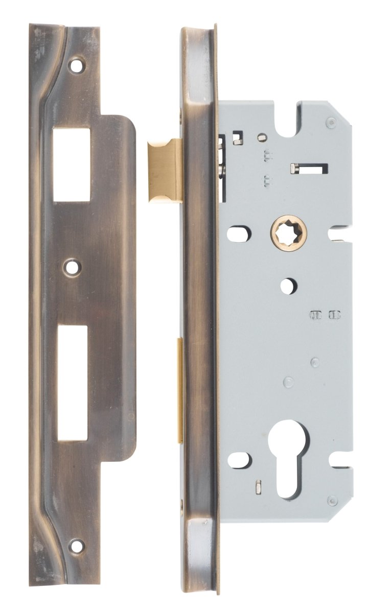 IVER 85mm Euro Rebated Mortice Lock – 45mm and 60mm Backset - Entry - Point - 6036 - Iver
