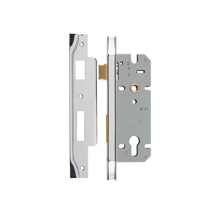 IVER 85mm Euro Rebated Mortice Lock – 45mm and 60mm Backset - Entry - Point - 6052 - Iver