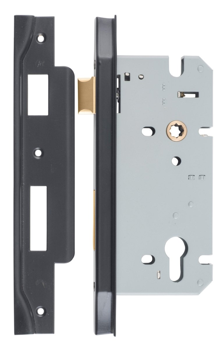 IVER 85mm Euro Rebated Mortice Lock – 45mm and 60mm Backset - Entry - Point - 6069 - Iver