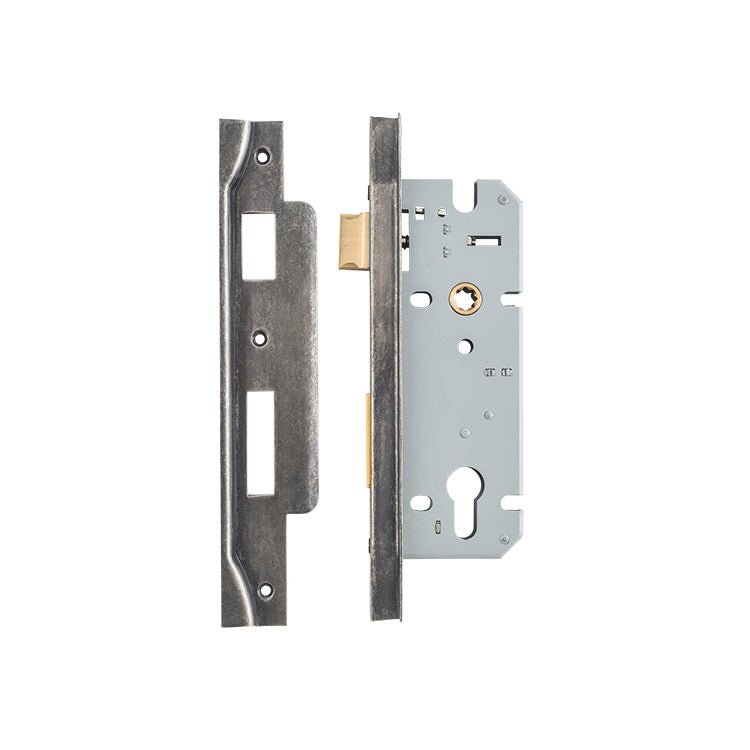 IVER 85mm Euro Rebated Mortice Lock – 45mm and 60mm Backset - Entry - Point - 6084 - Iver