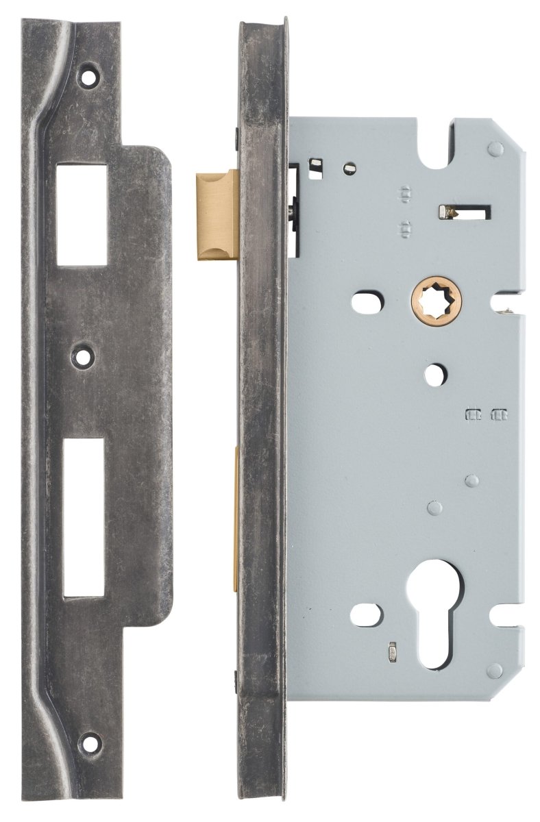 IVER 85mm Euro Rebated Mortice Lock – 45mm and 60mm Backset - Entry - Point - 6085 - Iver